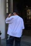 Beyaz Baskılı Oversize Tshirt T513