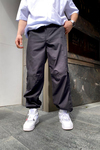 Black Pocket Gabardin Pantolon P586
