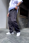 Black Pocket Gabardin Pantolon P586
