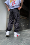 Black Pocket Gabardin Pantolon P586