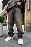 Black S. Cep Detay Baggy Jean Pantolon P824