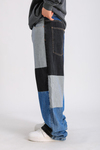 Blok Detay Baggy Jean Pantolon P1049
