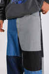 Blok Detay Baggy Jean Pantolon P1049