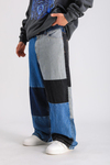 Blok Detay Baggy Jean Pantolon P1049