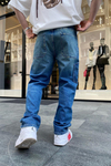 Blok Detay Eskitme Jean Pantolon P602