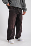 Bordo Acid Wash Baggy Jean Pantolon P1001
