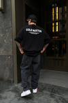 CB Premium Kumaş Siyah Oversize Tshirt T607