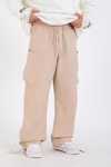 Cep Detay Bej Pantolon P1135