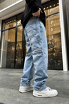 Chaotic Acid Wash Jean Pantolon P818