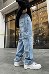 Chaotic Acid Wash Jean Pantolon P818