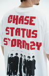 Chase Baskılı Beyaz Oversize Tshirt JC01 25Y88