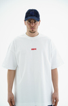 Chase Baskılı Beyaz Oversize Tshirt JC01 25Y88