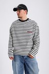 Çizgili Oversize Long Sleeved SW1121