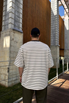 Çizgili Zr Oversize Tshirt T1081