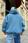 Couture Açık Mavi Basic Oversize Sweatshirt SW898