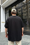 Couture Basic Siyah Oversize Tshirt T705
