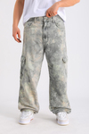 Desenli Brsh Kargo Cep Pantolon P1048