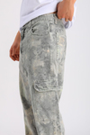 Desenli Brsh Kargo Cep Pantolon P1048
