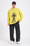 Desenli Oversize Kazak SW1203