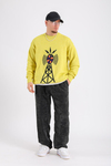 Desenli Oversize Kazak SW1203