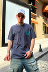 Distance Baskılı Oversize Tshirt T771