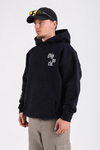 Diyos Baskılı Siyah Oversize Sweatshirt SW1198