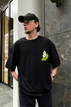 Dont Pick Flowers Baskılı Oversize Tshirt T553