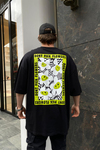 Dont Pick Flowers Baskılı Oversize Tshirt T553