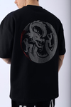 Dragon Taş Baskılı Oversize Tshirt T949