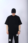 Dsh Siyah Oversize Basic Tshirt T977