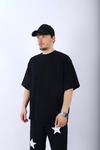 Dsh Siyah Oversize Basic Tshirt T977