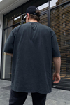 Eagle Baskılı Füme Oversize Tshirt T659