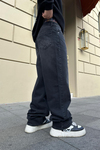 Ekose Detay Füme Jean Pantolon P780