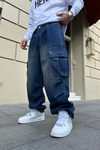 Eskitme Detay Cepli Jean Pantolon P763