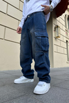 Eskitme Detay Cepli Jean Pantolon P763