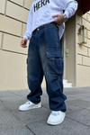 Eskitme Detay Cepli Jean Pantolon P763