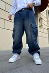 Eskitme Detay Cepli Jean Pantolon P763