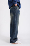 Eskitme Detay Super Baggy Jean Pantolon P1018