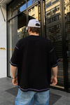 Eyez Siyah Baskılı Oversize Tshirt T630