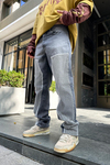 File Detay Füme Jean Pantolon P778