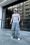 Fitilli Kumaş Gri Fit Atlet T751