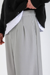 Fitilli Kumaş Gri Pantolon P1152