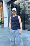 Fitilli Kumaş Lacivert Fit Atlet T746