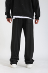 Fitilli Kumaş Siyah Pantolon P1153