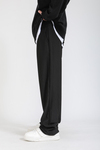 Fitilli Kumaş Siyah Pantolon P1153