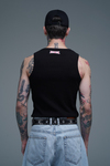 Fitilli Siyah Kırmızı Logo Fit Atlet