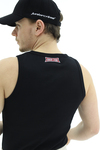 Fitilli Siyah Kırmızı Logo Fit Atlet