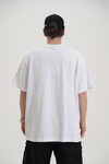 Forever Baskılı Beyaz Oversize Tshirt CT01 MRT26017/1