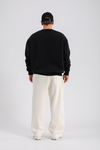 Forks Siyah Oversize Sweatshirt  SW1120