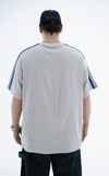 Frontier Patch Detay Gri Oversize Tshirt JC01 26Y125